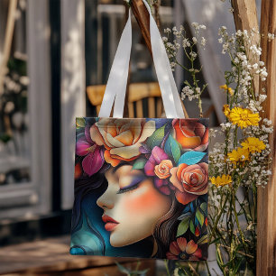Bolso De Tela Esencia floral