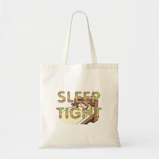 Bolso De Tela Eslogan de sueño lindo TEE (Frente)