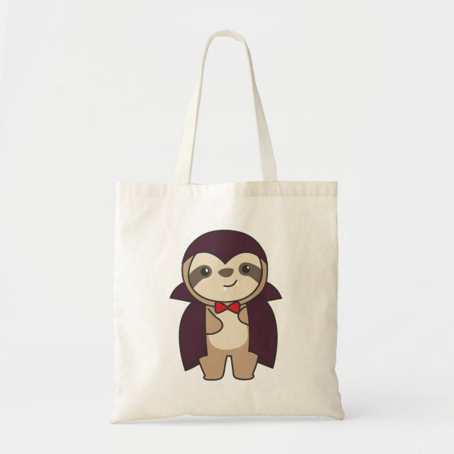 Bolso De Tela Eslogan Halloween Cute Devil Vampire Disstume Tote (Frente)