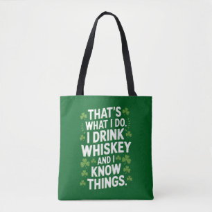 Bolso De Tela Eso Es Lo Que Hago Bebo Y Sé Cosas Patrick