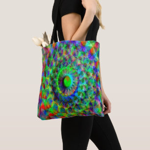 Bolso De Tela Espacaídas psicodélico......