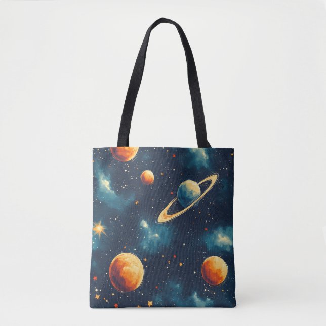 Bolso De Tela Espacio (Anverso)