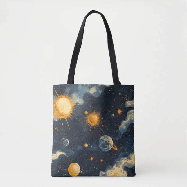 Bolso De Tela Espacio (Anverso)