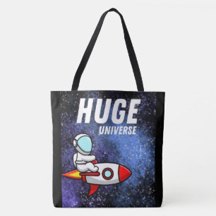 BOLSO DE TELA ESPACIO, ASTRONAUTA, OVNI, COSECHAS,UNIVERSO