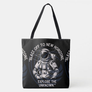 BOLSO DE TELA ESPACIO, ASTRONAUTA, OVNI, COSECHAS,UNIVERSO
