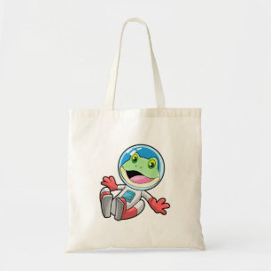 Bolso De Tela Espacio de vestuario de astronauta de rana