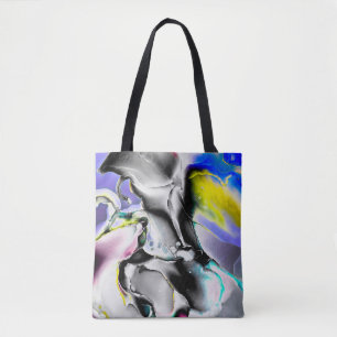 Bolso De Tela Espacio. Fondo Blanco Brillante. Imagen de la piza