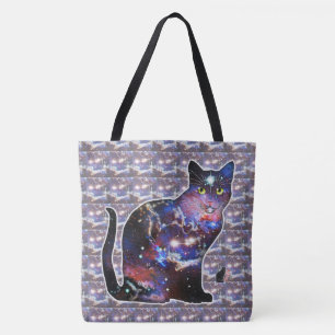 Bolso De Tela Espacio zoológico en gato