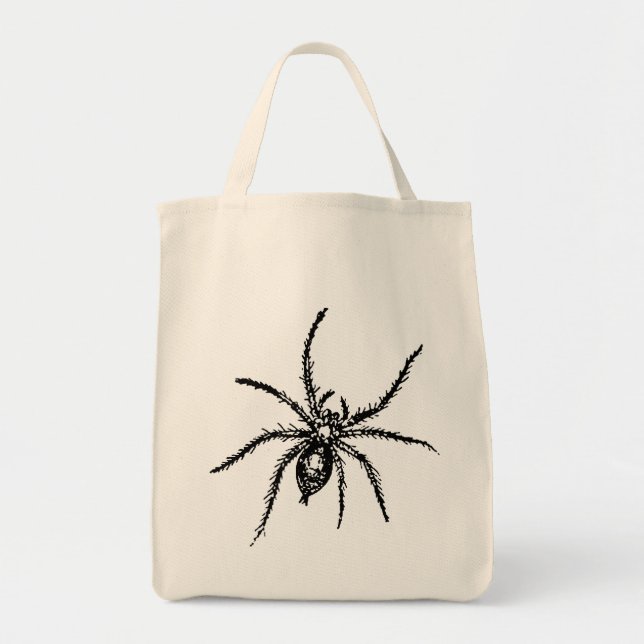 Bolso De Tela Espada araña para Halloween (Frente)