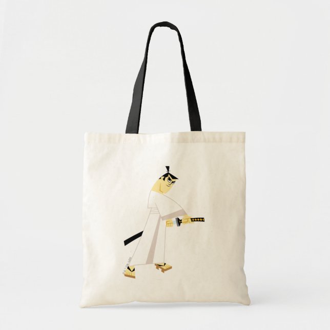 Bolso De Tela Espada de dibujo de Samurai Jack (Frente)