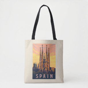 Bolso De Tela España   Sagrada Familia