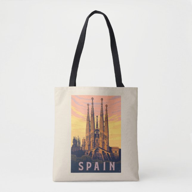 Bolso De Tela España | Sagrada Familia (Anverso)