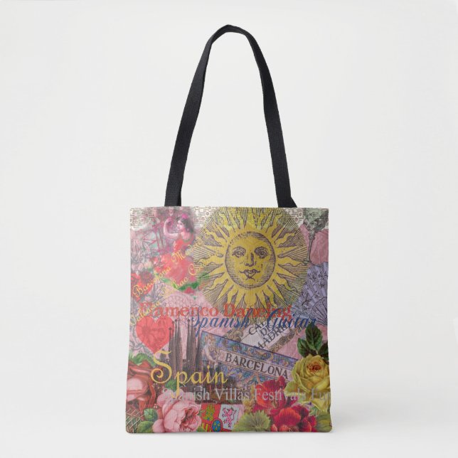 Bolso De Tela España Sunshine español Travel Art (Anverso)