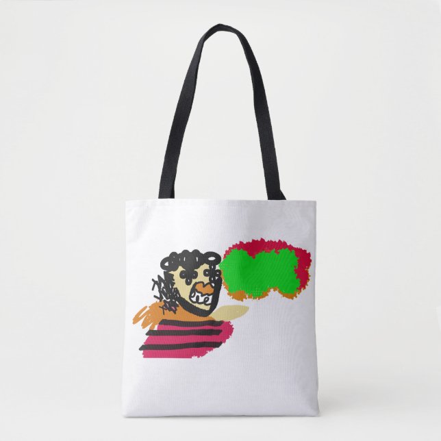 Bolso De Tela Espantapájaros alegría (Anverso)
