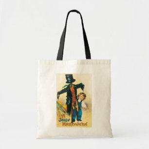 Bolso De Tela Espantapájaros Vintage Jolly Halloween de Ellen Cl