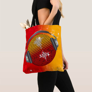 Bolso De Tela Esparkling Disco Ball