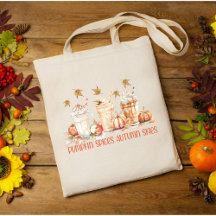 Especias de Calabaza Otoño Bebida Divertida Cita
