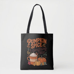 Bolso De Tela Especias de Calabaza & Todo lo Bueno de Otoño