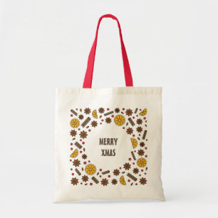 Bolso De Tela Especies de ferias navideñas de invierno