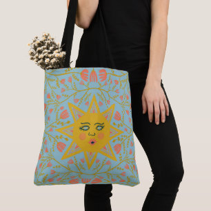 Bolso De Tela Espectacular Sunshine & Vines Boho Pattern