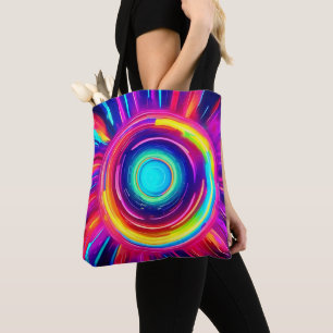 Bolso De Tela Espectro circular: una exploración vibrante del co