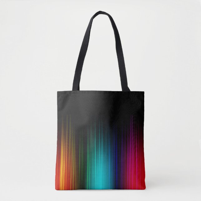 Bolso De Tela Espectro del arco iris (Anverso)
