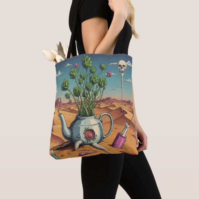 Bolso De Tela Espejo subconsciente (Detalle)