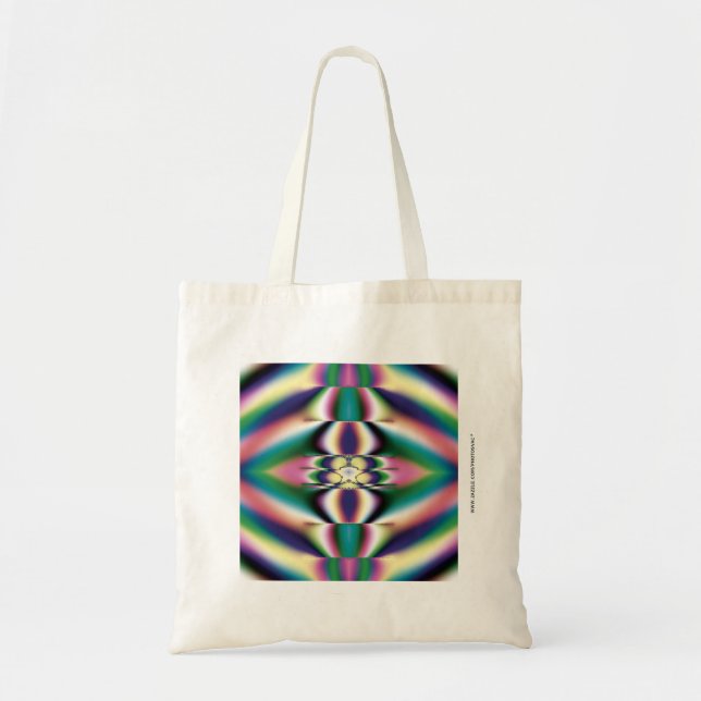 Bolso De Tela Espejos de Arcoíris (Frente)
