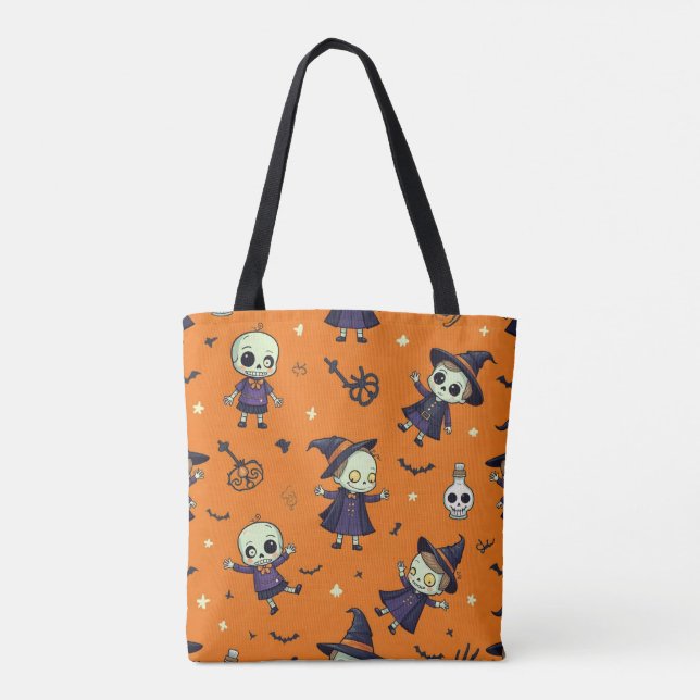 Bolso De Tela Espeluznante almohada de Moda Halloween - Festivid (Reverso)