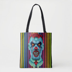 Bolso De Tela Espeluznante Asesino Zombie Horror Arte