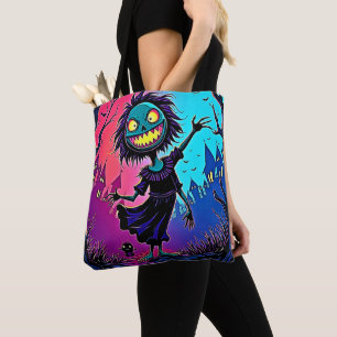 Bolso De Tela Espeluznante diseño de Halloween Noche