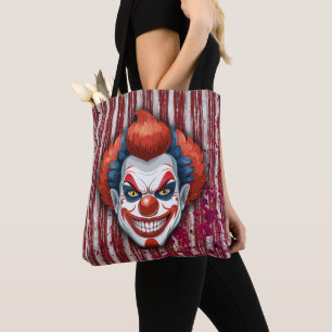 Bolso De Tela Espeluznante Halloween del Carnaval de Payaso