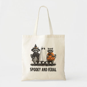 Bolso De Tela Espeluznante Y Feral Halloween Tía Fantasma