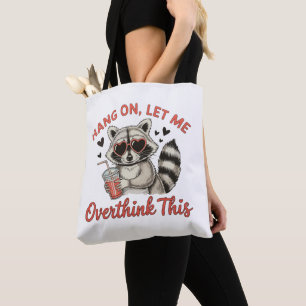 Bolso De Tela Espera, déjame pensar demasiado en este humor de m