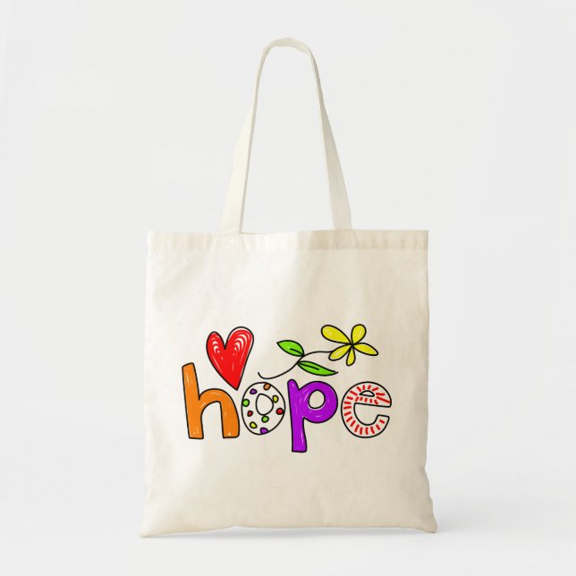 Bolso De Tela Esperanza (Frente)