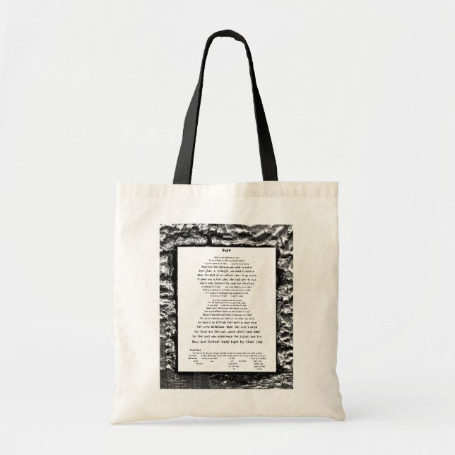 Bolso De Tela Esperanza (Frente)