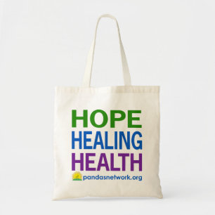 Bolso De Tela Esperanza, curando, color Bolso-Lleno de la salud