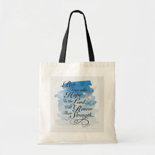 Bolso De Tela Esperanza en el Señor - Isaías 40