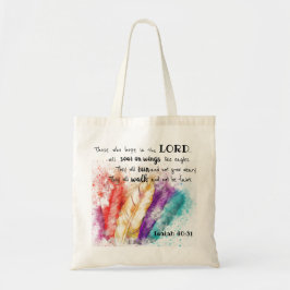 Bolso De Tela Esperanza en el Tote del Señor