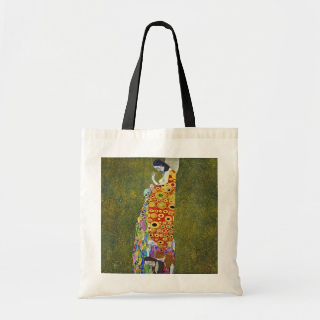Bolso De Tela Esperanza, Gustav Klimt (Frente)