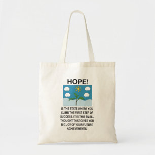 Bolso De Tela Esperanza y Motivación Inspiradora