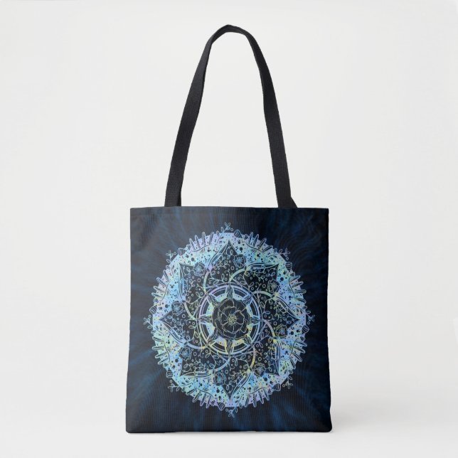 Bolso De Tela Espero 2 tinte en Mandala (Anverso)