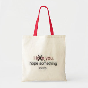 Bolso De Tela Espero que algo le coma