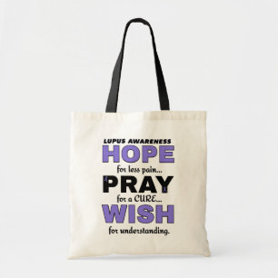Bolso De Tela Espero Rezar Deseo...Lupus