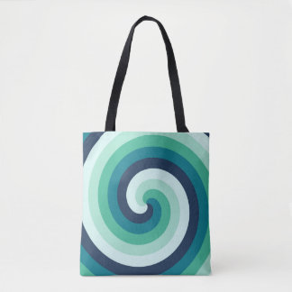 Bolso De Tela Espiral de Niebla Aurora