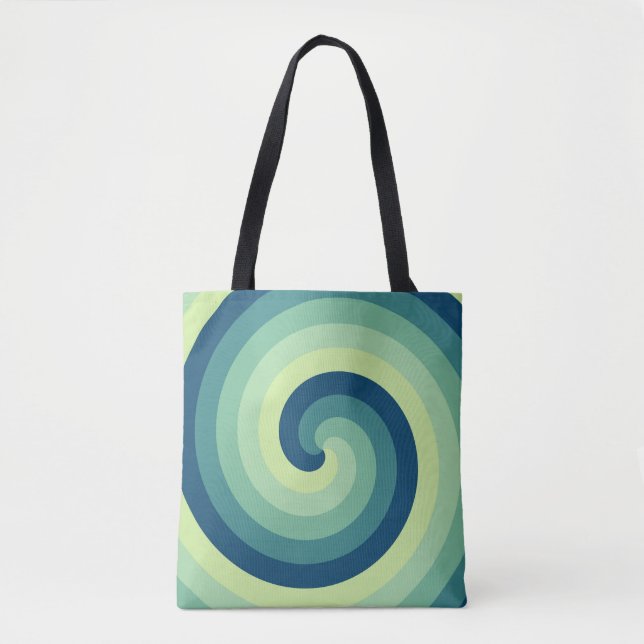 Bolso De Tela Espiral Funky (Anverso)