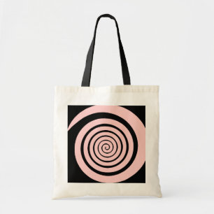 Bolso De Tela espiral hipnótica