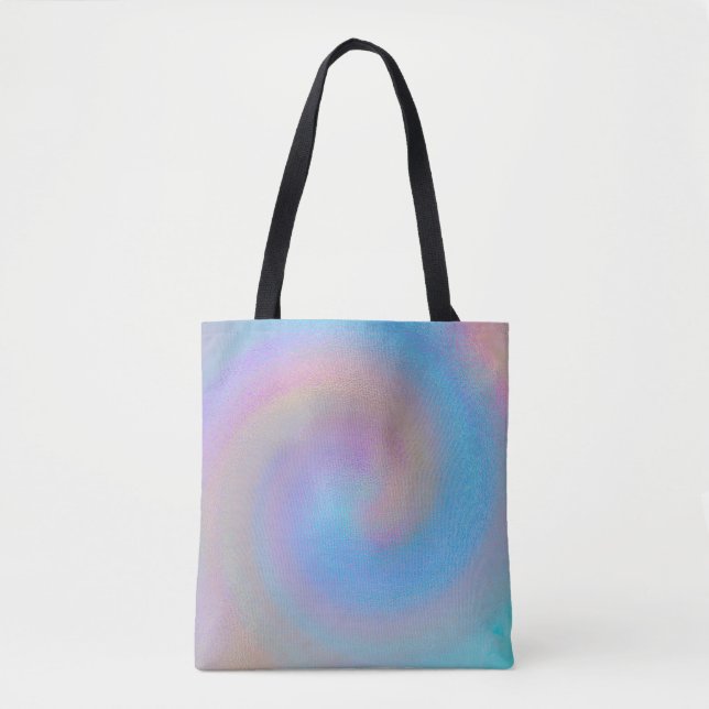 Bolso De Tela Espiral iridiscente (Anverso)