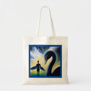 Bolso De Tela Espíritu Animal Black Swan 4