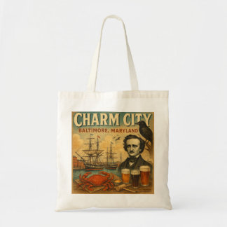 Bolso De Tela "Espíritu de Charm City" Collar de Herencia Totemo